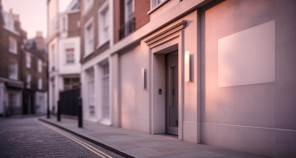 Exterior view of a professional legal office near Graces Mews in London with a discreet street entrance